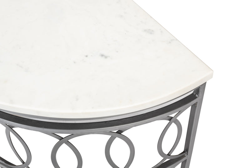 American Home Furniture | Sarreid - Olympia Demilune Table