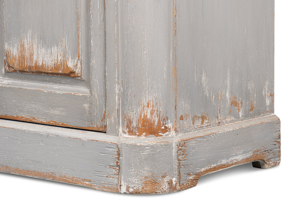 American Home Furniture | Sarreid - Karlsson Antique Swedish Grey Sideboard 