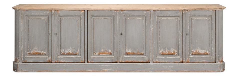 Sarreid Karlsson Antique Swedish Grey Sideboard SIDEBOARDS + CREDENZAS