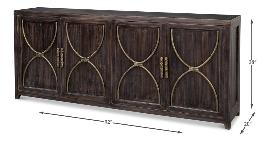 American Home Furniture | Sarreid - Details Credenza