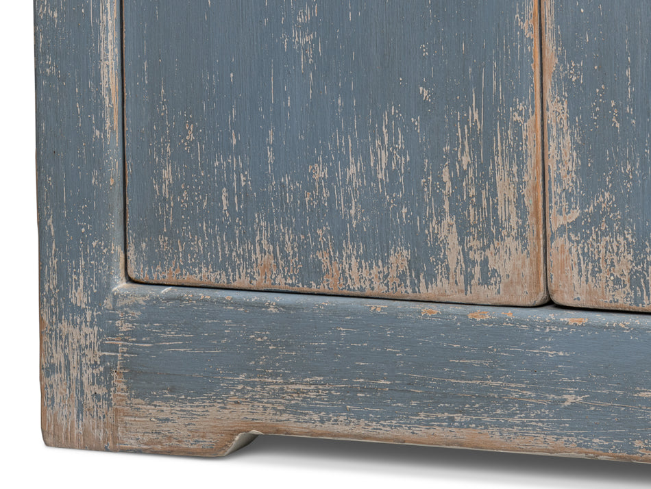 American Home Furniture | Sarreid - Eight Is Enough Sideboard - Blue/Grey