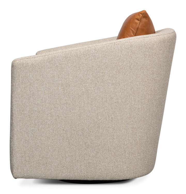 American Home Furniture | Sarreid - Bronson Swivel Chair