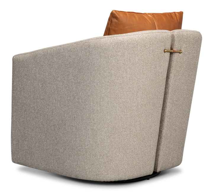 American Home Furniture | Sarreid - Bronson Swivel Chair