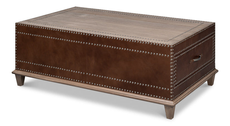 American Home Furniture | Sarreid - Grandon Equestrian Cocktail Table