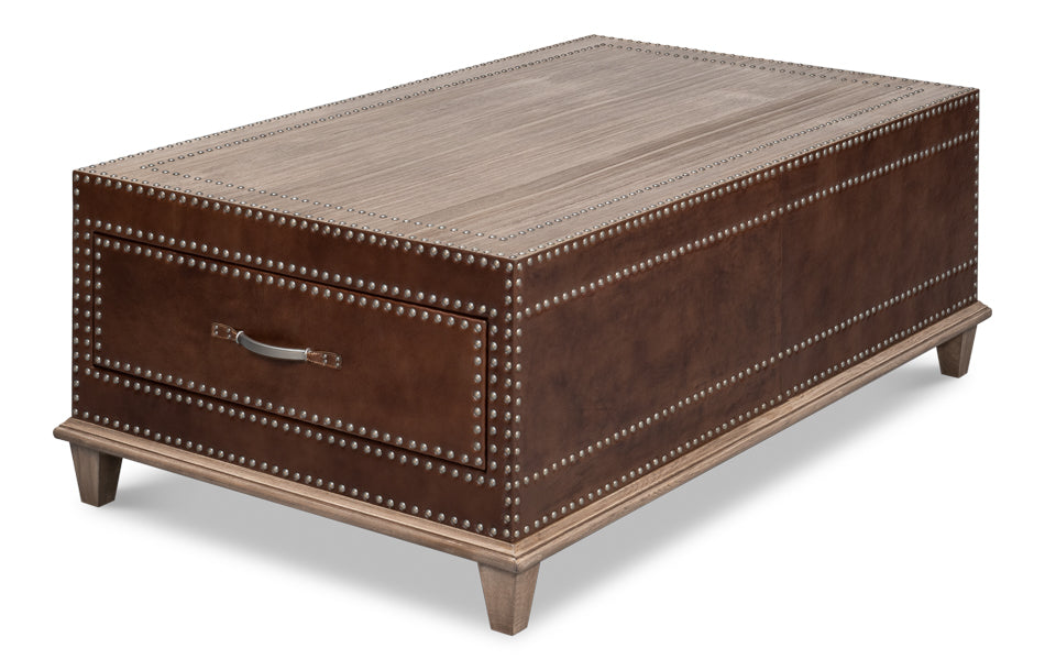 American Home Furniture | Sarreid - Grandon Equestrian Cocktail Table