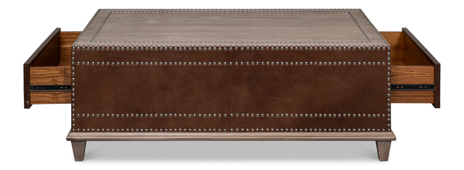 American Home Furniture | Sarreid - Grandon Equestrian Cocktail Table