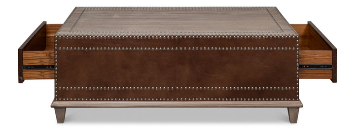 American Home Furniture | Sarreid - Grandon Equestrian Cocktail Table