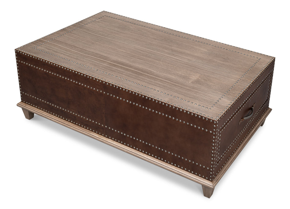 American Home Furniture | Sarreid - Grandon Equestrian Cocktail Table