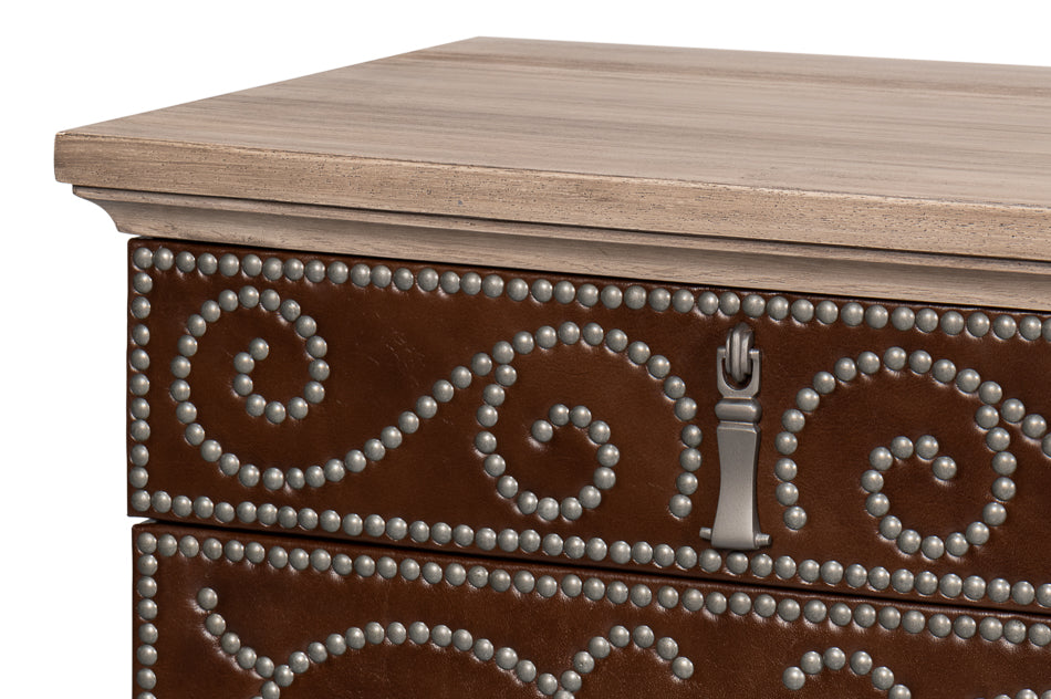 American Home Furniture | Sarreid - Theodore Equestrian Door Chest