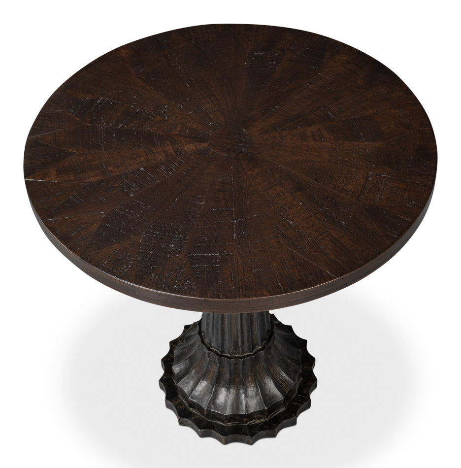 American Home Furniture | Sarreid - Alister Round End Table