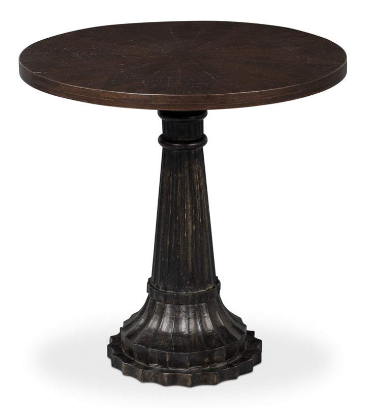 American Home Furniture | Sarreid - Alister Round End Table