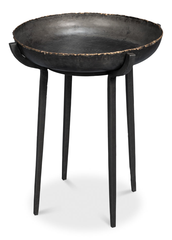 American Home Furniture | Sarreid - Beckham Round End Table