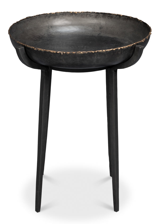 American Home Furniture | Sarreid - Beckham Round End Table