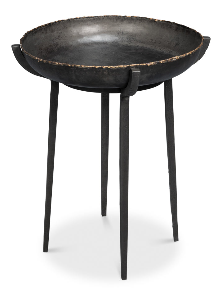 American Home Furniture | Sarreid - Beckham Round End Table