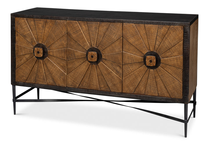 American Home Furniture | Sarreid - Luke 3 Door Sideboard