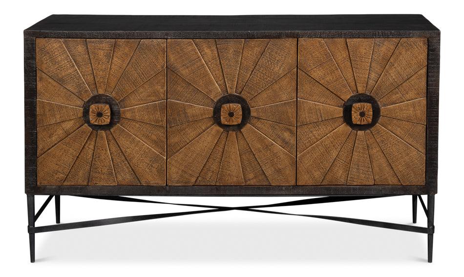 Sarreid Luke 3 Door Sideboard SIDEBOARDS + CREDENZAS