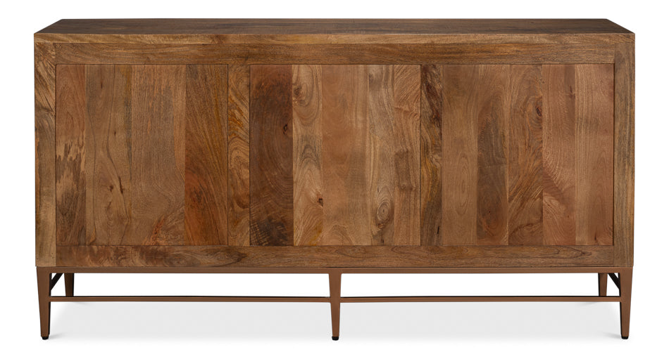 American Home Furniture | Sarreid - Geo 3 Door Sideboard