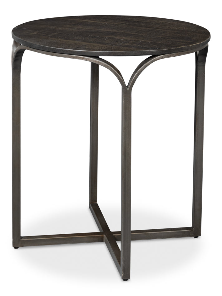 American Home Furniture | Sarreid - Jeromy Iron End Table