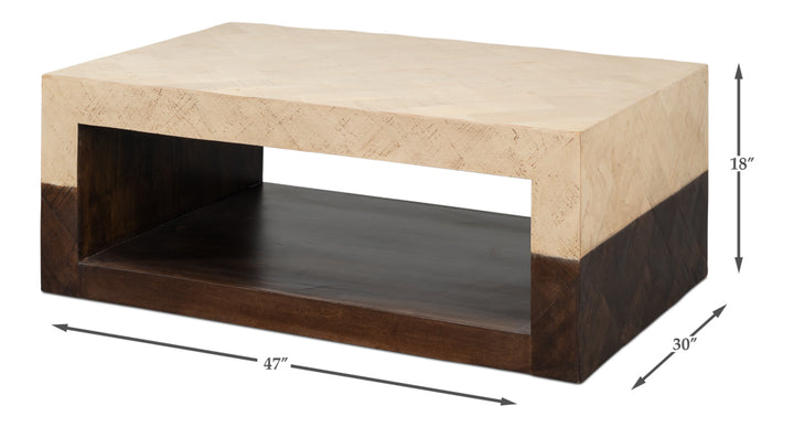 American Home Furniture | Sarreid - Rowan Coffee Table