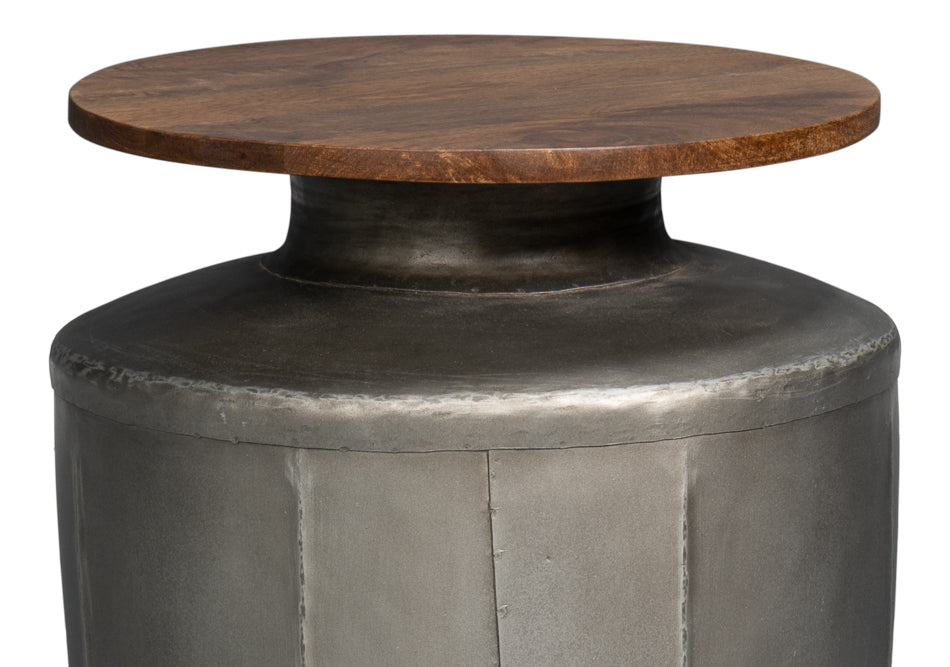 American Home Furniture | Sarreid - Foundry Iron Round Accent Table