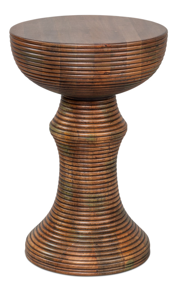 American Home Furniture | Sarreid - Kayan Wood End Table