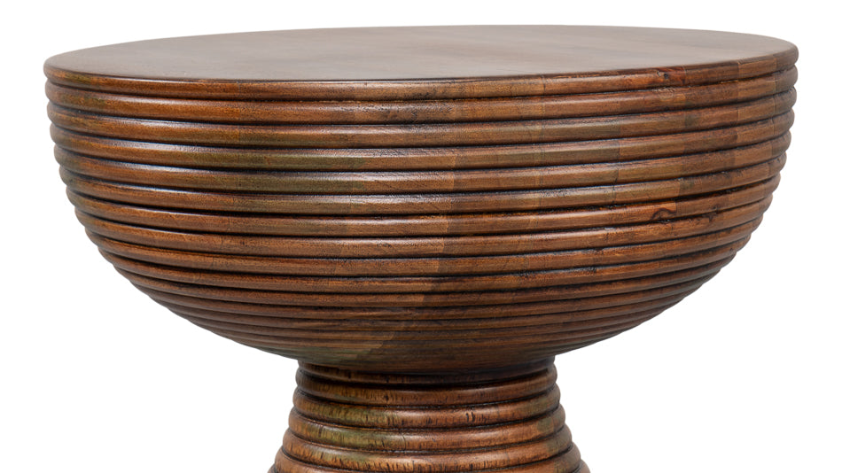 American Home Furniture | Sarreid - Kayan Wood End Table