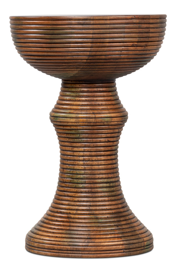 American Home Furniture | Sarreid - Kayan Wood End Table