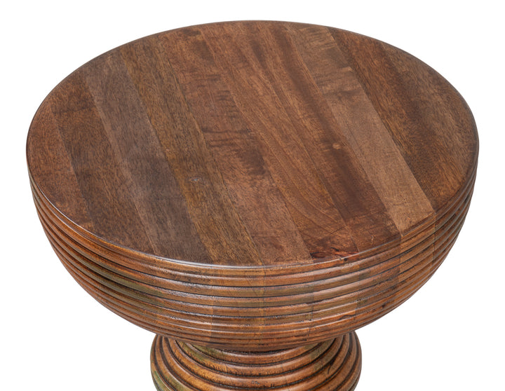 American Home Furniture | Sarreid - Kayan Wood End Table