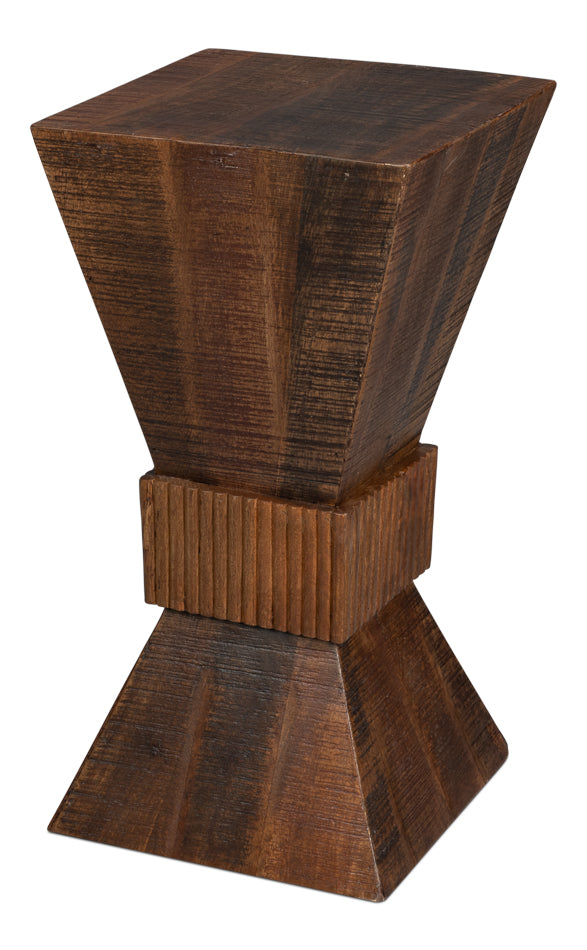 American Home Furniture | Sarreid - Manny Wood End Table