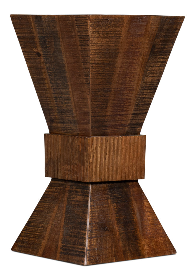 American Home Furniture | Sarreid - Manny Wood End Table