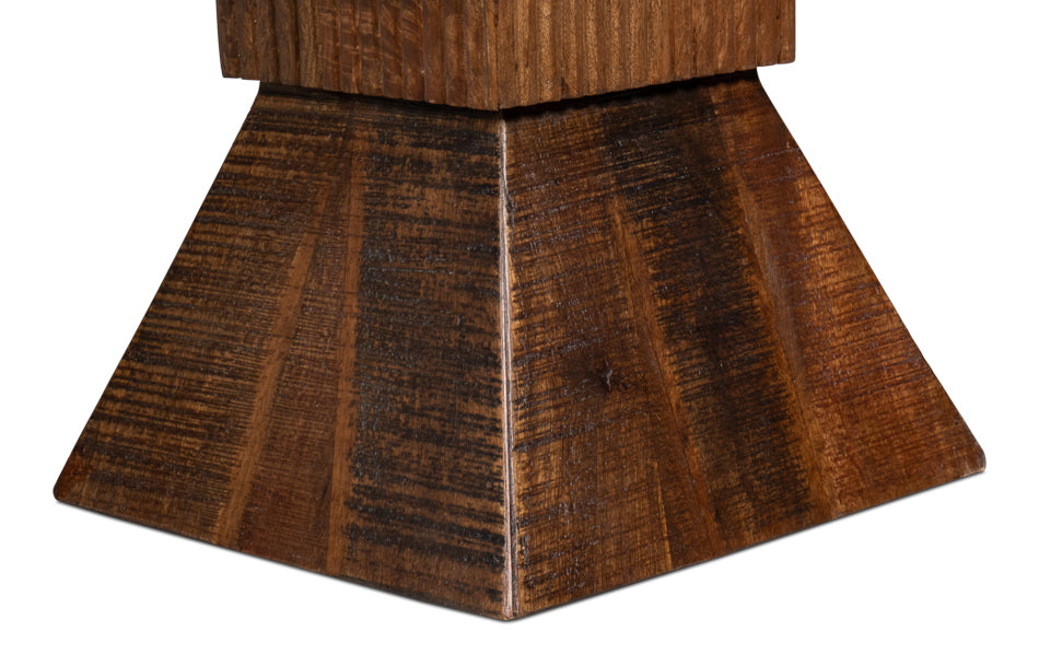 American Home Furniture | Sarreid - Manny Wood End Table