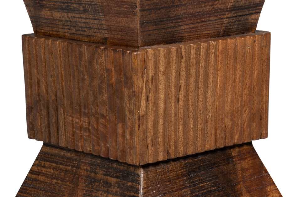 American Home Furniture | Sarreid - Manny Wood End Table