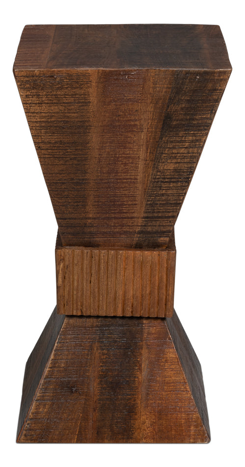 American Home Furniture | Sarreid - Manny Wood End Table