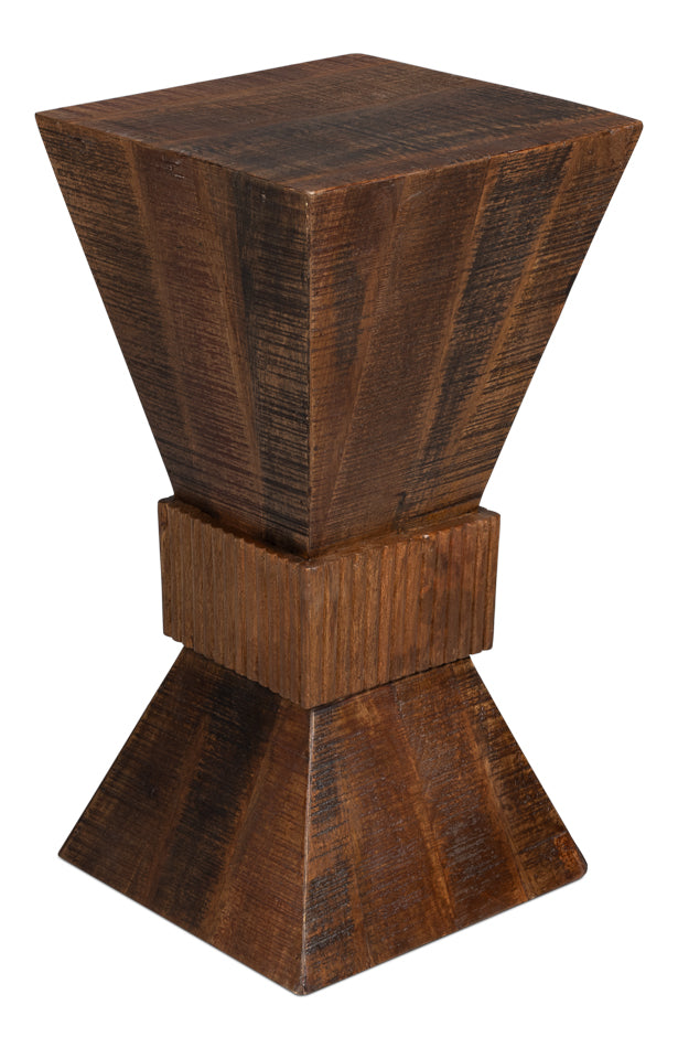 American Home Furniture | Sarreid - Manny Wood End Table