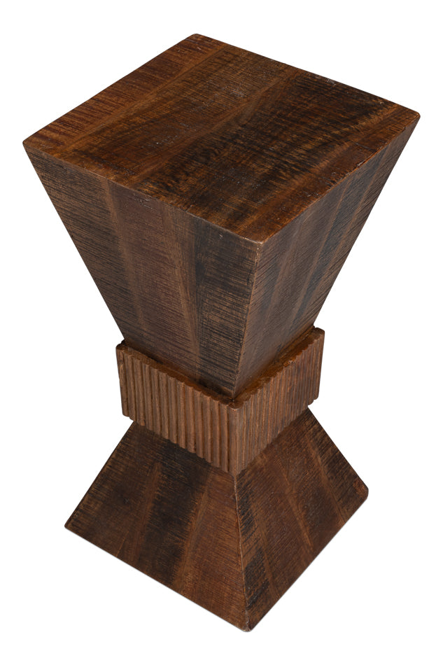 American Home Furniture | Sarreid - Manny Wood End Table