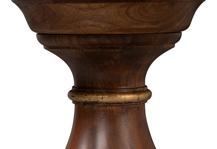 American Home Furniture | Sarreid - Elizabeth Carved End Table