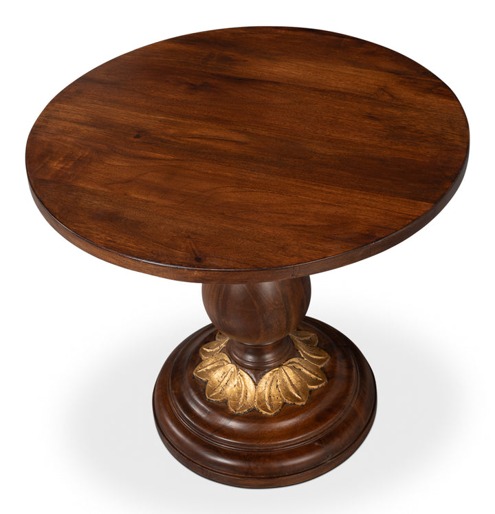American Home Furniture | Sarreid - Elizabeth Carved End Table