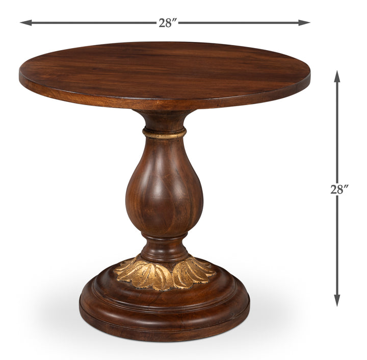 American Home Furniture | Sarreid - Elizabeth Carved End Table