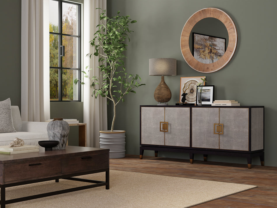 American Home Furniture | Sarreid - Beto Four Door Sideboard