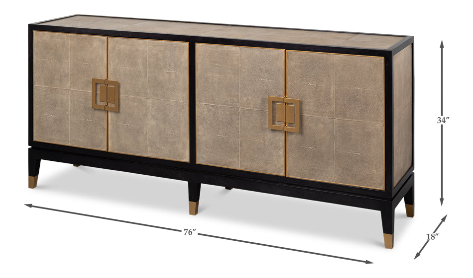 American Home Furniture | Sarreid - Beto Four Door Sideboard