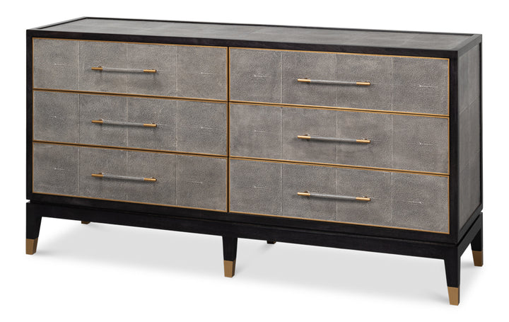 American Home Furniture | Sarreid - Horatio Six Drawer Chest