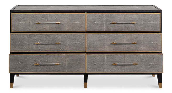 American Home Furniture | Sarreid - Horatio Six Drawer Chest