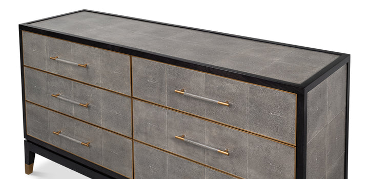 American Home Furniture | Sarreid - Horatio Six Drawer Chest