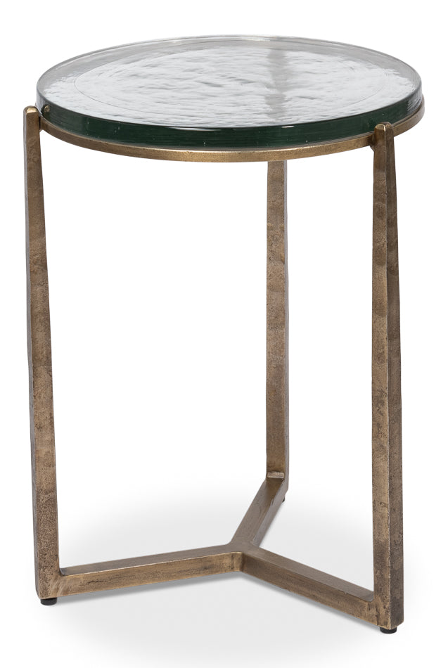 American Home Furniture | Sarreid - Dorsey Round Side Table 1