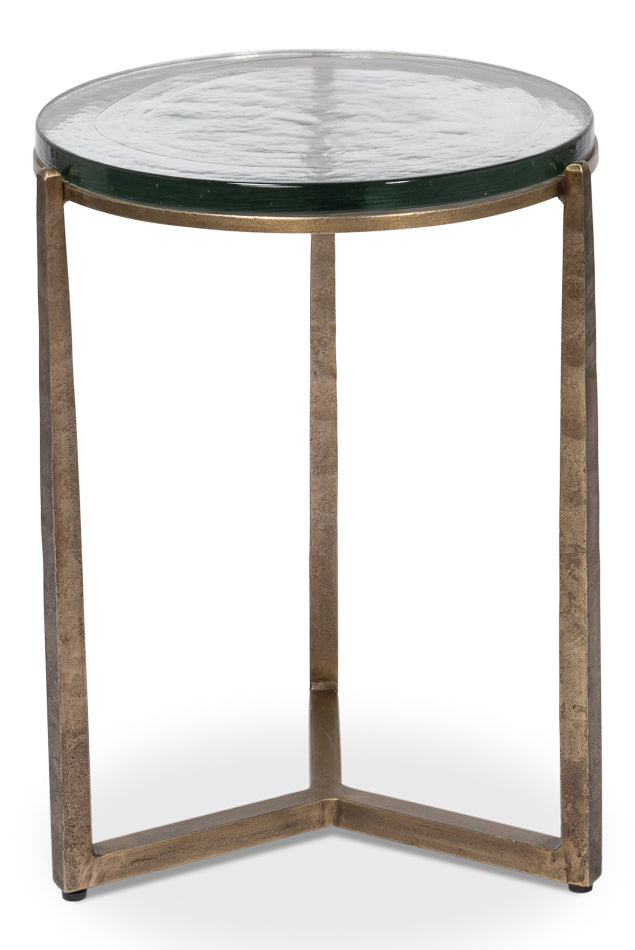 American Home Furniture | Sarreid - Dorsey Round Side Table 1