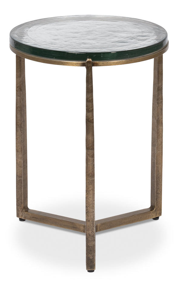 American Home Furniture | Sarreid - Dorsey Round Side Table 1