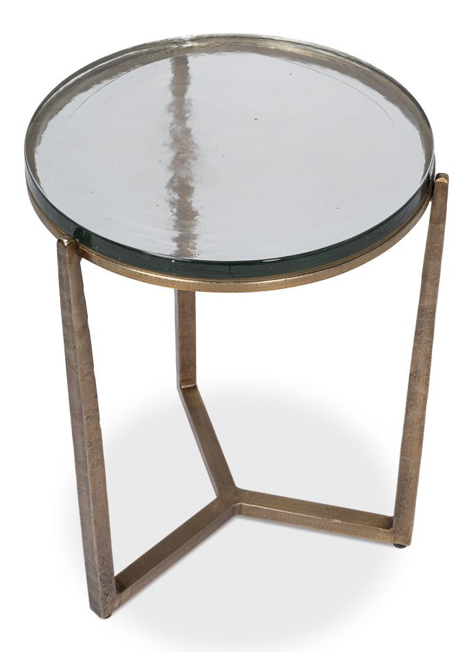 American Home Furniture | Sarreid - Dorsey Round Side Table 1