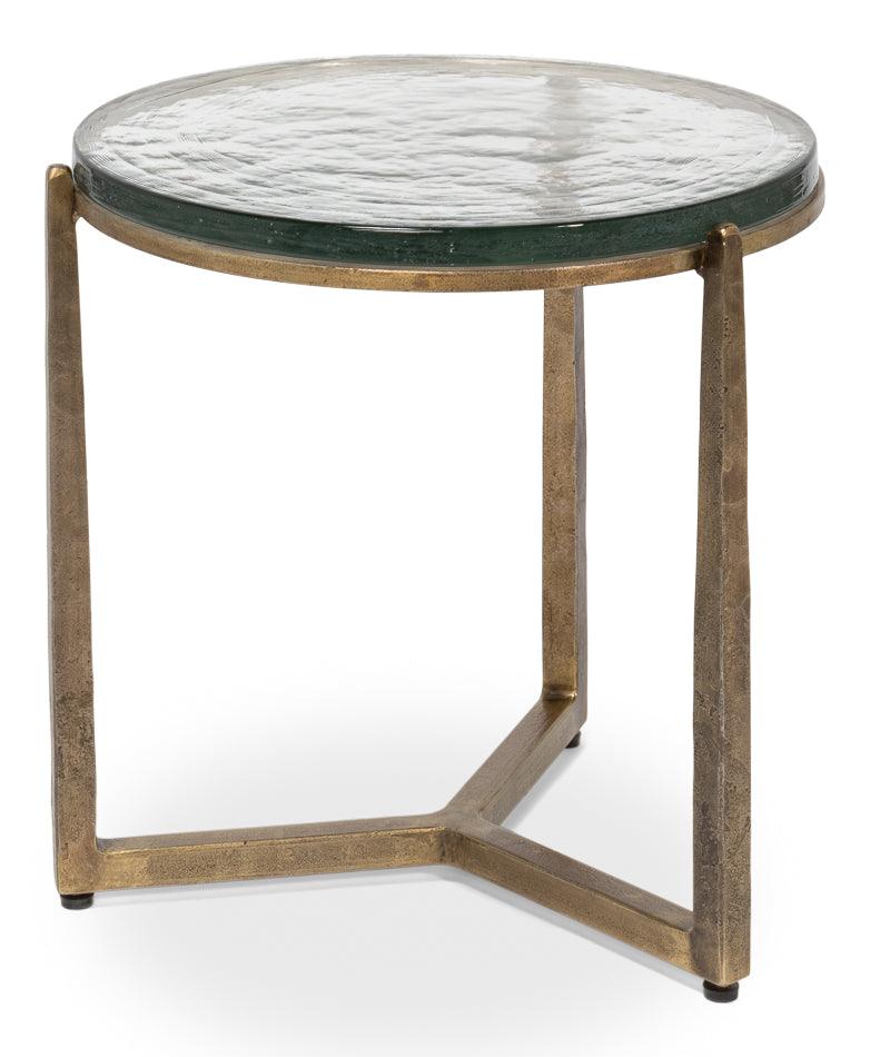 Sarreid Dorsey Round Side Table 3 ACCENT TABLES