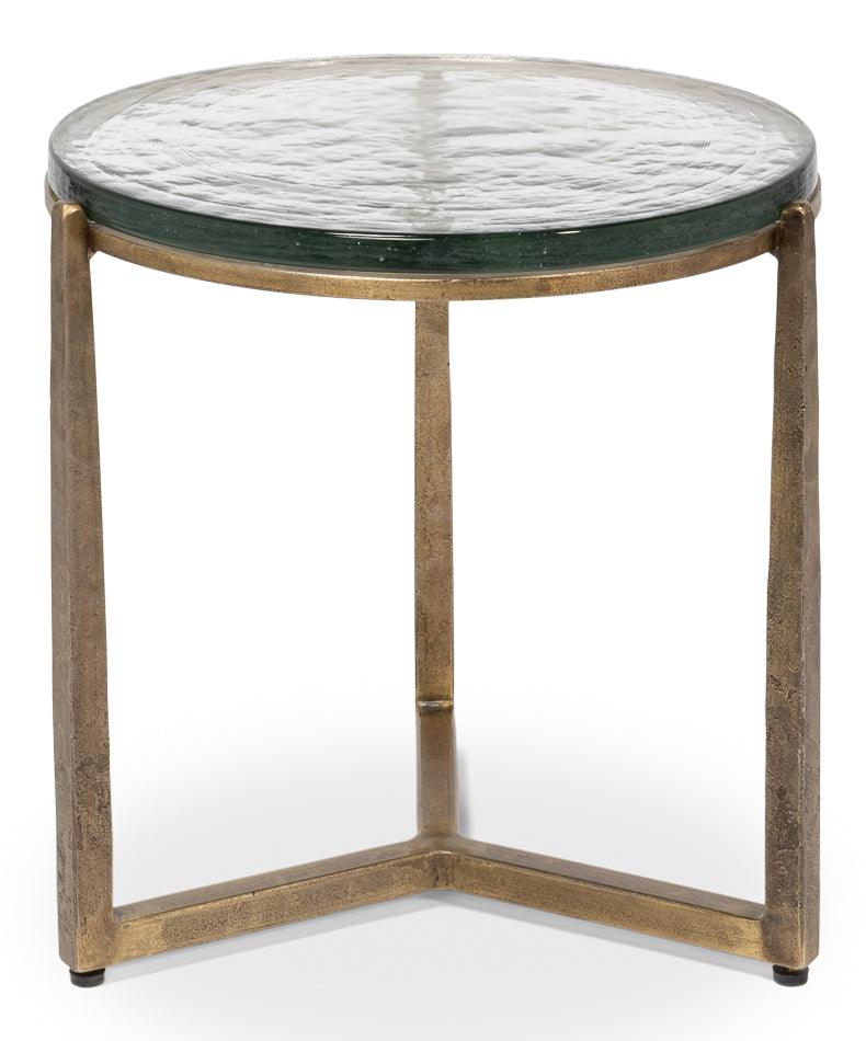 Sarreid Dorsey Round Side Table 3 ACCENT TABLES