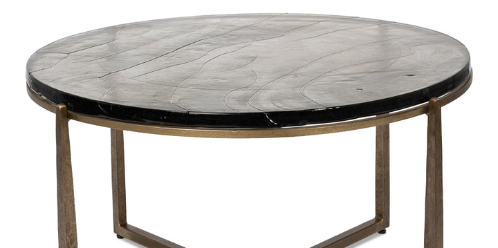 American Home Furniture | Sarreid - Dorsey Round Coffee Table